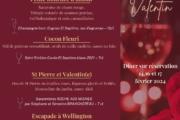 Menu Saint-Valentin Château La Perrière